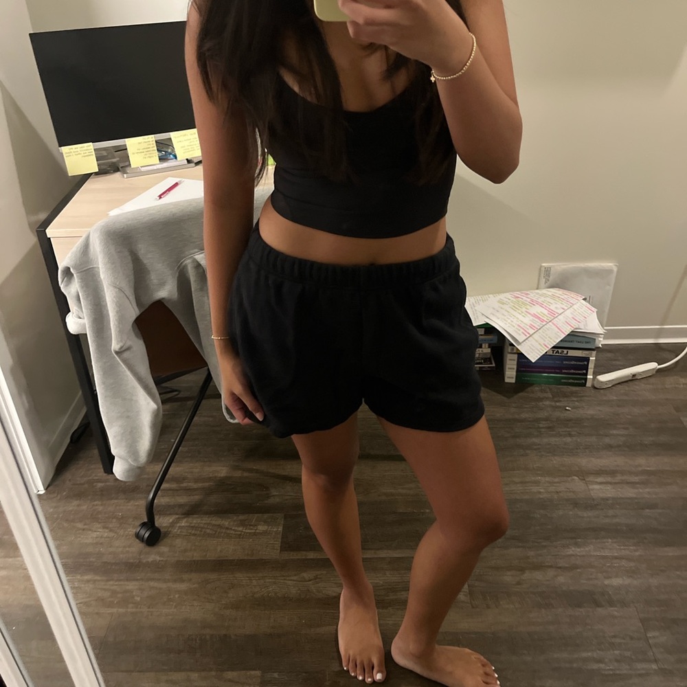 Skims sweat shorts